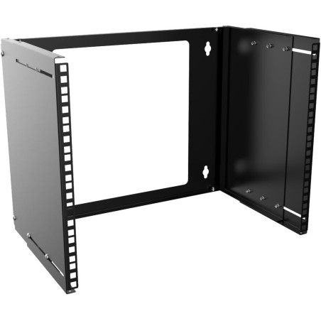 "Lanview 19" 10U Adjustable Depth Open Rack - Versatile Storage Solution for All Your Equipment (RAR220BL)"